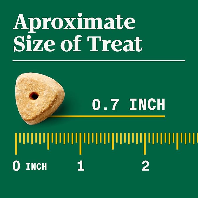 Nutro Crunchy Dog Treats with Real Apple, Training Treats for Dogs, 10 oz. Bag