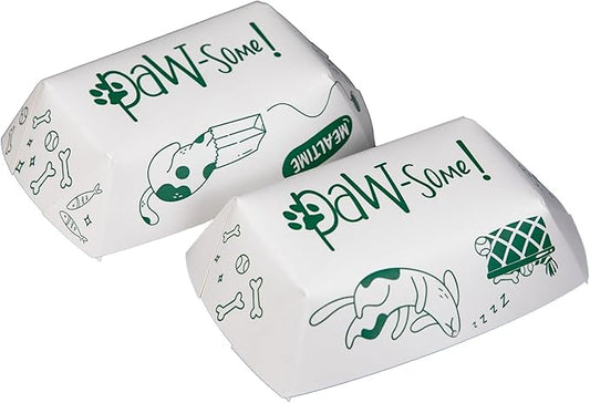 SCT, Medium Disposable Pet Food Bowl, 1 Cup, (10 Quantity) Cat Tray, Travel Pet Bowl, Feeding Cats and Dogs, Wet and Dry Food, Indoor and Outdoor, One Cup Capacity, 10 Ct
