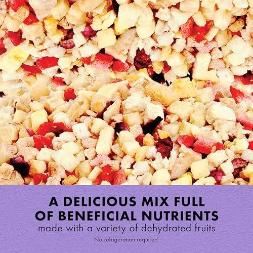 Zilla Reptile Food Munchies Fruit Mix, Tortoise Food, 2.5 Ounce