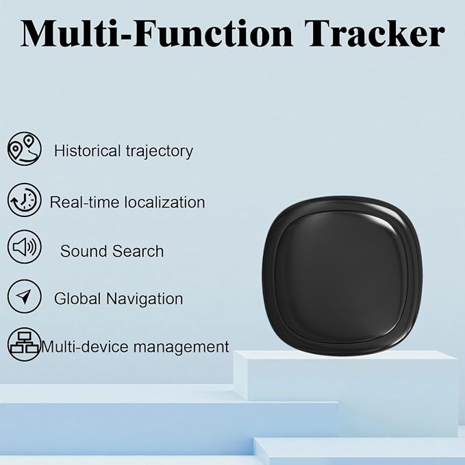 GPS Tracker for Vehicles,Mini Hidden Magnetic Car GPS Tracking,Full Global Coverage Location GPS Tracker for Cars,Assets,Pets,Kids,Elderly. No Subscription Required,No Monthly Fee,No SIM Card Required