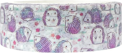 allydrew Washi Masking Tape, 15mm x 5M, Hedgehogs