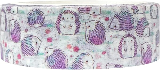 allydrew Washi Masking Tape, 15mm x 5M, Hedgehogs