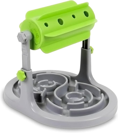 Dog Treat Dispenser Toy, Slow Feeder, Interactive Cat Puzzle Toy | Effectively Prevents Overeating, Keeps Pets Busy, Mental Stimulation Toy for Boredom, Dual-Height for Puppies and Kittens