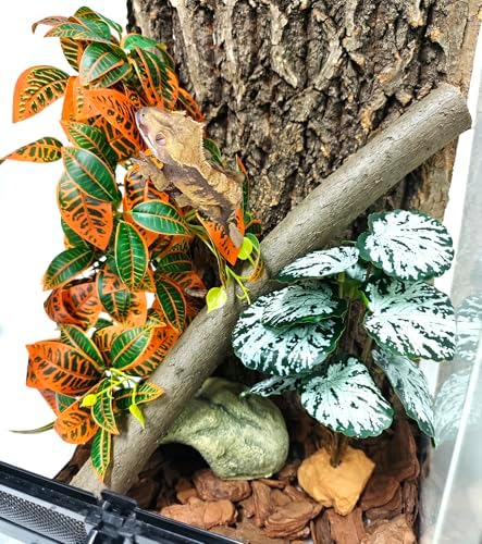 Woyrise Fake Reptile Plants for Terrarium,Tank Decor, Artificial Plant