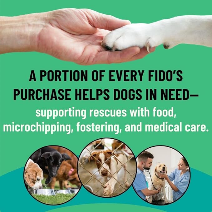 Fido's Mobility Bone Broth for Dogs - Grass-Fed Beef Bone Broth Powder & Organic Herbs - Joint Supplement for Dogs - Dog Food Topper for Dry Food - 60 Scoops