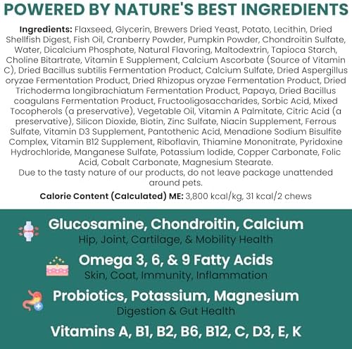 12-in-1 Dog Vitamin and Supplement Chews, 60 Ct - Senior and Puppy Vitamin