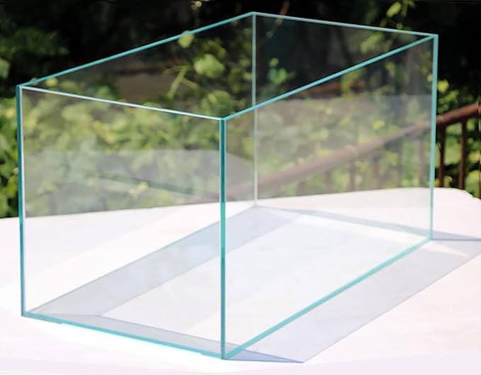Allcolor Ultra Clear Rimless Aquarium Tank 6-60 gallons Low Iron Glass (6Gal)