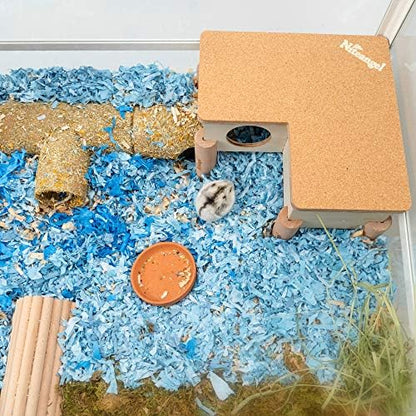 Niteangel Multi-Chamber Hamster House Maze: 1 Entrance 3 Rooms Maze Habitat