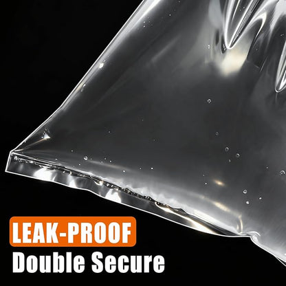 Aquarium Fish Bags, Leak Proof Poly Bags, 3 Mil Extra Thickness Transporting Shipping Containers for Live Fish