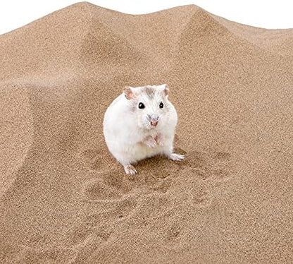 Niteangel Hamster Desert Bath Sand: 6lb/96oz No-Dust Bath & Easy to Clumps