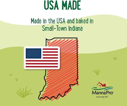 Manna Pro Farmhouse Favorites Mini Pig Treats, Baked Snack for Mini and Teacup Pigs, Hand-Mixed, Peanut Butter Flavored, Supports Training and Bonding, Premium Treats for Small Pigs, 3 lb Bag