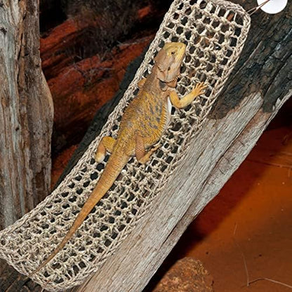 Silkfly Large Beard Dragon Hammock, 30 x 7 Inch, Rectangle, Brown