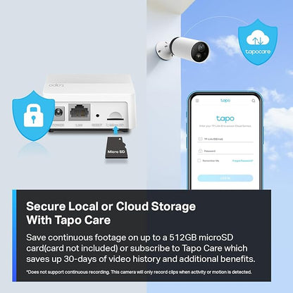 TP-Link Tapo 2K QHD Outdoor Wireless Security Camera System, Up to 180 Day Battery, Color Night Vision w/Starlight Sensor, Motion/Person/Pet/Vehicle Detection, Works w/Alexa &Google Home(Tapo C420S2)