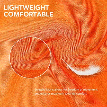 Harrison Howard Super Comfort Stretchy Fitting Horse Fly Mask with UV Protection Soft on Skin with Breathability Vibrant Orange Pony