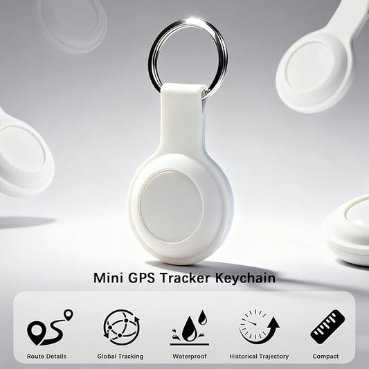 GPS Tracker for Vehicles,Car GPS Tracker Portable Real Time Magnetic GPS Tracking Device,Full Global Coverage Location Tracker for Kids,Dogs,Trucks/Person,No Subscription Required/No Monthly Fee-White
