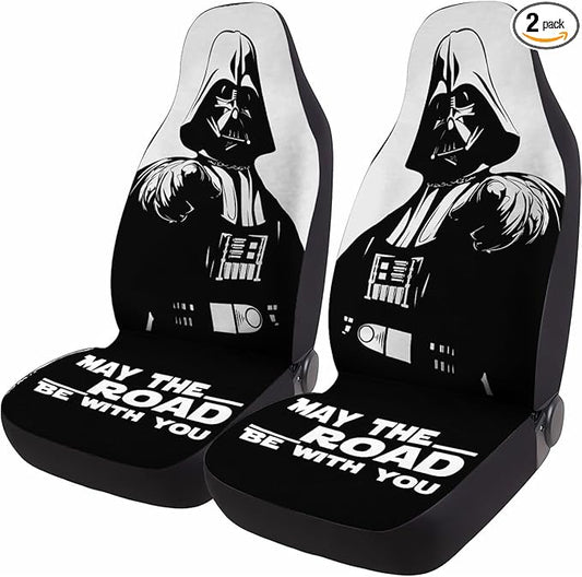 GENANY Galaxy Movie Character Car Seat Covers Set of 2, Breathable Front Seat Covers for Truck Sedan SUV, Funny Car Accessories, Funny Gift for Women Men