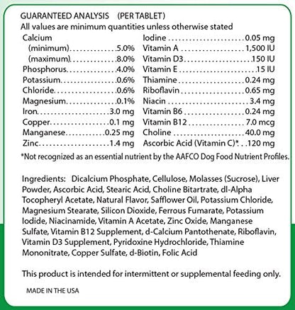 Healthy Breeds Doberman Pinscher Multi-Tabs Plus Chewable Tablets 180 Count (Pack of 2)