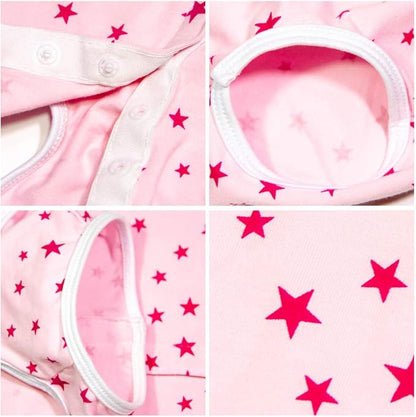 Dog’s Recovery Suit Post Surgery Shirt for Puppy, Wound Protective Clothes for Little Animals(Pink Stars-XL)