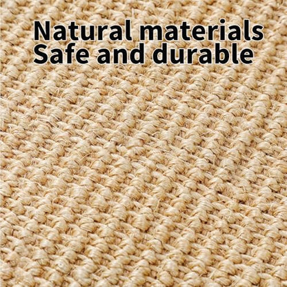 PODOO Bunny Scratch Pads, Sisal Rabbit Scratching Pad, Natural Rabbit Resting Mats for Cages, Forage Grass Mat Indoor Essentials Accessories for Guinea Pig Cat (3Pcs, 15.7x11.8 inches)