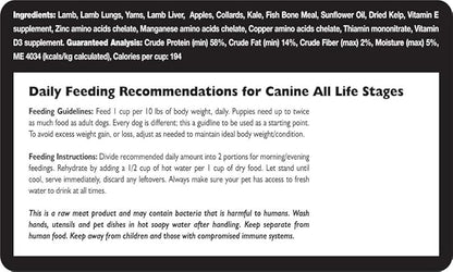 Fresh Is Best Lamb Freeze Dried Dog Food – Raw Dog Food Toppers for Puppies & Adult Canines – High-Protein Freeze Dried Lamb in Resealable Zipper Bag – Made in the USA – 8 oz