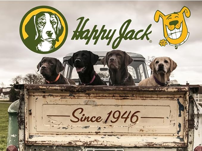 Happy Jack Skin Balm Hot Spot & Itchy Skin Relief for Dogs, Cats & Horses (4 oz), Softens, Aids Healing of Hot Spots, Fast Relief to Intense Itching, Scratching & Gnawing