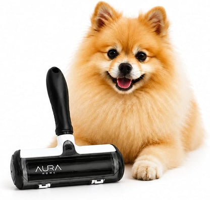 Pet Hair Remover Roller for Dogs & Cats, Self Cleaninng | Reusable Lint Roller | Removes Pet Hair Quickly | Works on Furniture & Fabric | No Refills Needed | Pet Hair Cleaning Tool