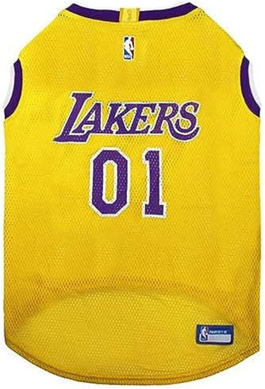 Pets First NBA LOS ANGELES LAKERS DOG Jersey, X-Large - Tank Top Basketball Pet Jersey