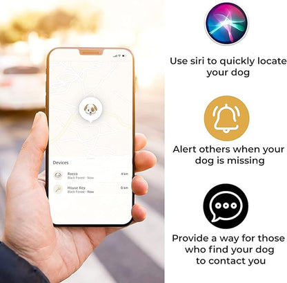 Pup Culture AirTag Collar | Protective Dog AirTag Holder - Track Pets Using Apple AirTag Technology