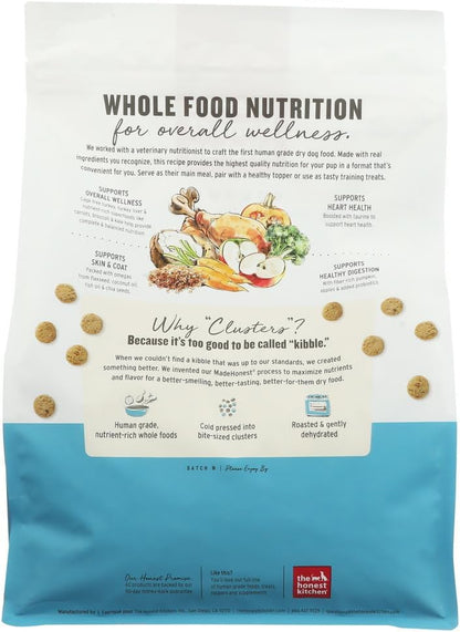 The Honest Kitchen Whole Food Clusters Human Grade Dry Dog Food - Grain Free Turkey 5 lbs