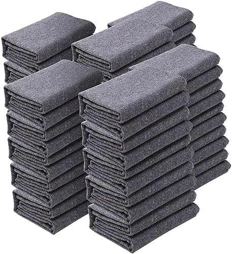 VEVOR Moving Blankets, 72" x 54", 21 lbs/dz Weight, 24 Packs, Professional Recycled Cotton Packing Blanket, Large Heavy Duty Shipping Mover Pads Perfect for Protecting Furniture, Floors, Appliances