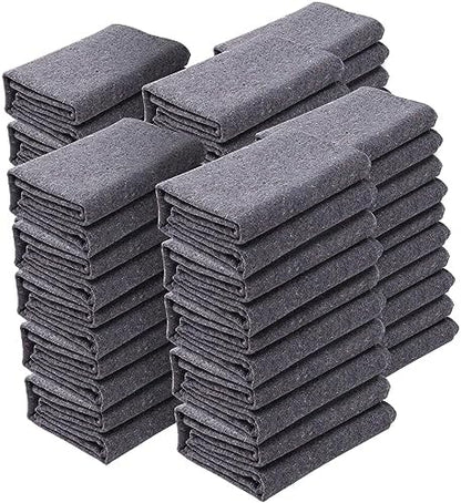 VEVOR Moving Blankets, 72" x 54", 21 lbs/dz Weight, 24 Packs, Professional Recycled Cotton Packing Blanket, Large Heavy Duty Shipping Mover Pads Perfect for Protecting Furniture, Floors, Appliances