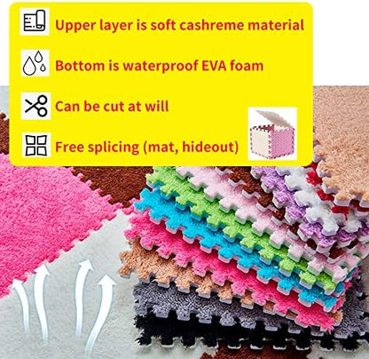 10Pcs 11” x 11” Guinea Pig Pads Washable, Reusable Guinea Pig Fleece Cage Liners, Soft Warm Rabbit Sleep Mat Blanket Bed (Blue)