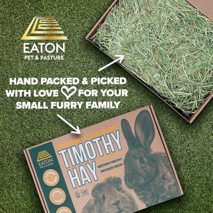 Eaton Pet and Pasture Western Timothy Hay Orchard Blend for Pets, 25 Lb Box