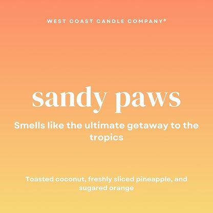 Pet Safe Wax Melts for Dogs | Non Toxic Soy Wax Melts | Natural, Paraffin-Free, Clean Burning | Odor Eliminating Wax Cubes | Sandy Paws