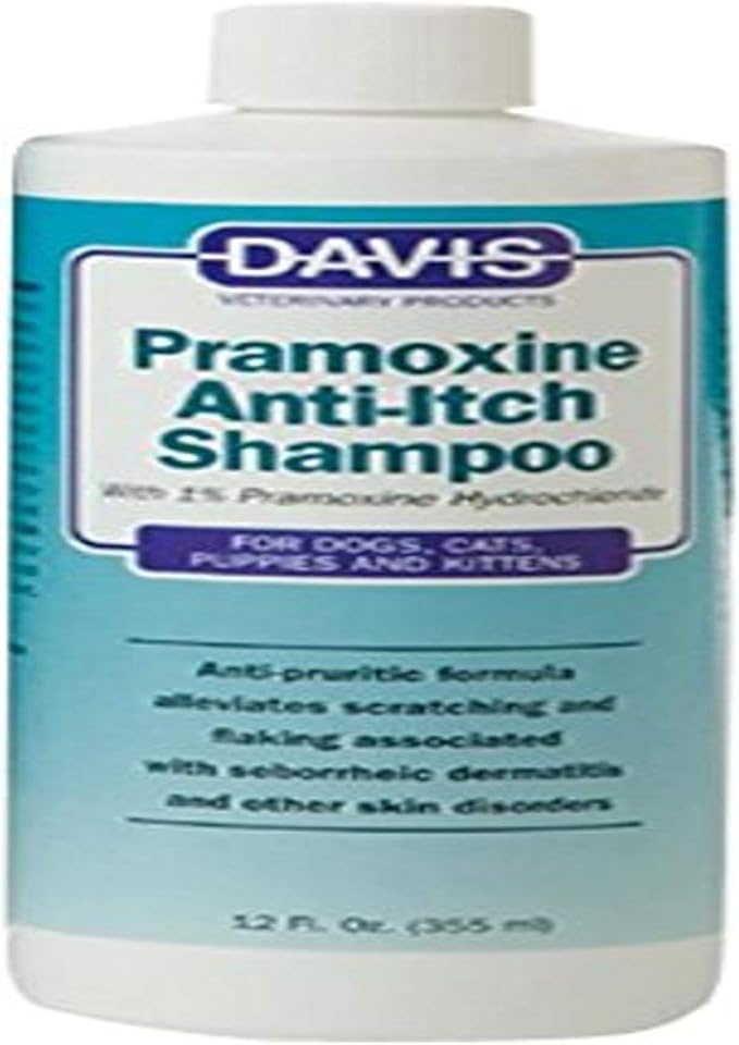 Davis Pramoxine Anti-Itch Dog & Cat Shampoo, 12 oz