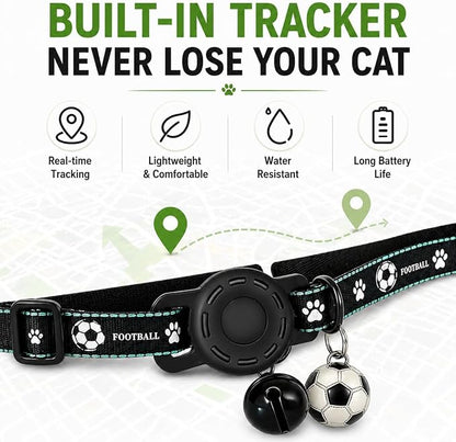 GPS Collar for Cats,Pet Tracker (Android Only) Smart tag,Waterproof Compatible with Google Find My,No Monthly Fee,Advanced Tracking Solution Smart Collar for Pet Safety Ideal Small Large Cats