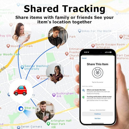 Mini GPS Tracker for Vehicles, No Month Fees, Bluetooth Tracker Tag | Magnetic Tracker for Car, IP67 Waterproof, 12 Months Battery Life, No Subscription, Tracking Tag for Cars Bikes Luggage