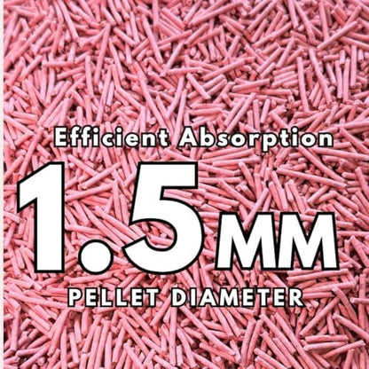 Pea Based Tofu Cat Litter, Dust Free Cat Litter, Low Tracking, and Natural Odor Control, Flushable (2 Bags, Sweet Peach)