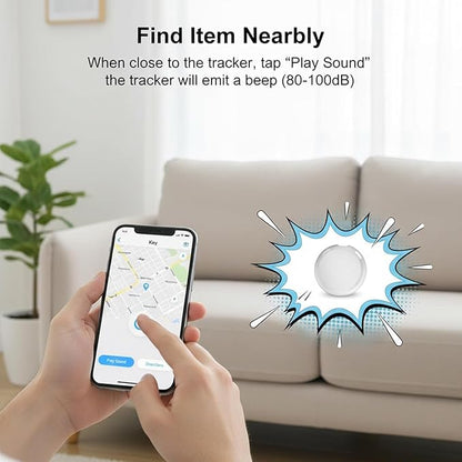No Subscription GPS Tracker for Vehicles Work with Find My (iOS Only) Mini Tracker Tags Global Coverage Hidden Car Locator Tracking Device with Waterproof Magnetic Case for Luggage,Pets