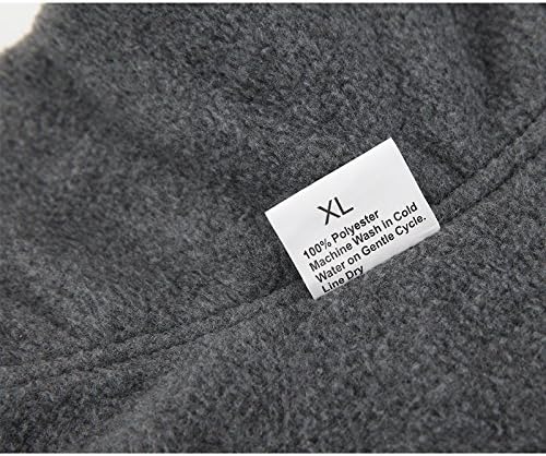 Creation Core Windproof Plush with Sport Vest Dog Clothes Night Reflective Jacket Pet Keep Warm Jacket No Pull No Choke Design Eco-Friendly for Small and Large Big Dog(Grey L)