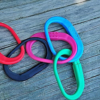 Injuries Preventing Horse Tether Tie - Portable, Versatile & Reusable Breakaway Horse Tie, Quick Release Under Heavy Pressure w/ 5 Loop Settings, Multi-Purpose Horse Clip 2 pcs Dark Purple