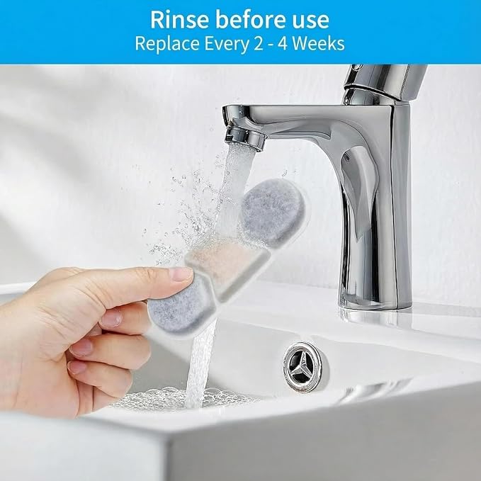 40 PCS/Set Dog Fountain Filter Replacement for Zuqqony DYSJ0112L/3.2Gal Water Fountain, Dog Water Bowl Dispenser for Large Dogs or Multi-Pet Home(19 Water Filters+19Pre-filter Sponge+2 Brush)