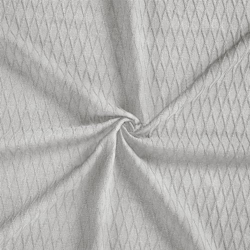 Superior Cotton Blanket, Lightweight, Breathable Bedding, King, Platinum