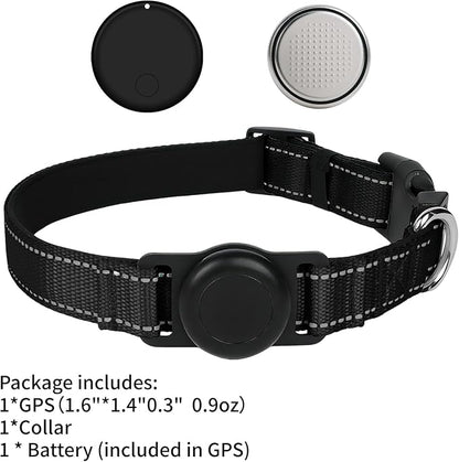 GPS Tracker for Dogs (1 Pack), Mini GPS Cat Tracker, Smart Pet Activity Tracker (iOS Only), No Monthly Fee, Compatible with Apple Find My, Anti-Lost, Finder Tag for Vehicles/Pets/Kids/Items