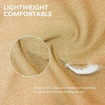 Harrison Howard Super Comfort Stretchy Fly Mask Large Eye Space with UV Protection Soft on Skin with Breathability Champagne Gold L Full Size