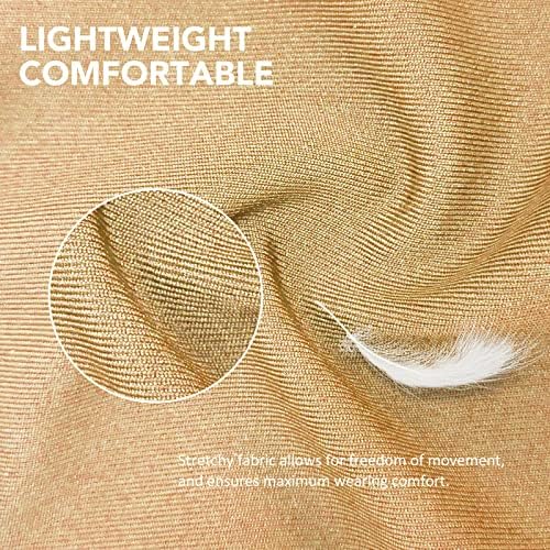 Harrison Howard Super Comfort Stretchy Fly Mask Large Eye Space with UV Protection Soft on Skin with Breathability Champagne Gold M Cob