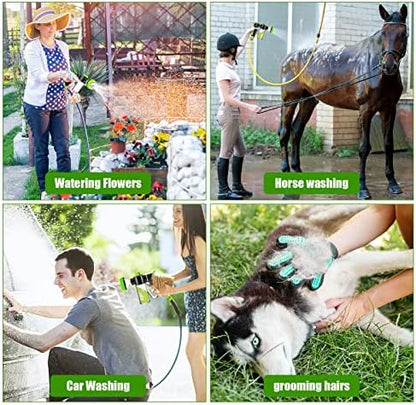 Upgraded Dog Wash Hose Attachment, 8-in-1 Sprayer Mode Garden Hose Nozzle