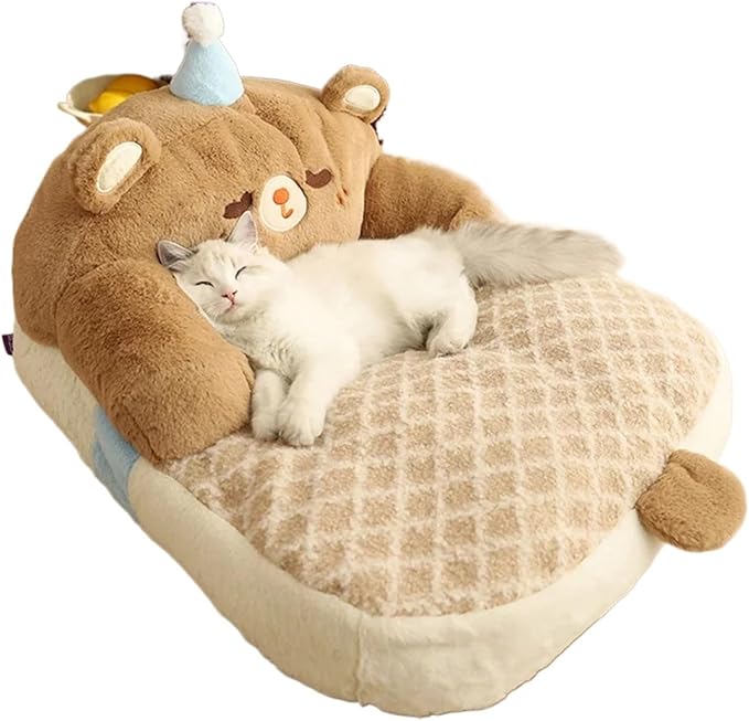 Compatible for HOOPET Cat Litter, Winter Warm All-Season Universal Cat Bed Dog Kennel, Cat House Sofa Cushion(Medium)
