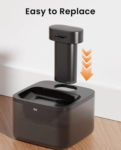oneisall Water Pump(Battery Motor) for 2.2L 3.2L Wireless Cat Fountain | SilentFlow™,Ultra Quiet,Spare Replacement For When One Runs Out Of Power,for Model
