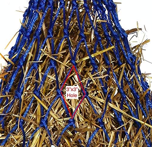 Majestic Ally Hay Net, Set of 2, Length - 54”, Holes 3"x3" for Horses